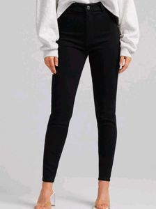 High Rise Black Jeans
