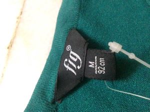 Elegant Teal Long Sleeve Sweater