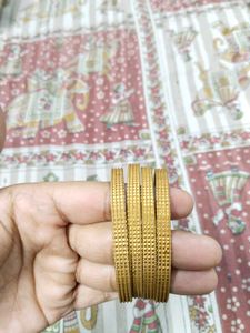 Elegant Gold Plated Bangles
