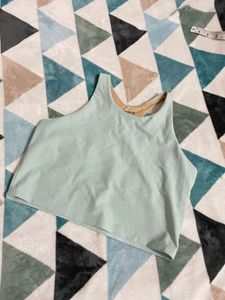 Old navy sports active Light Green Ribbed Crop Top