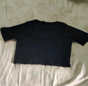 Black Crop Top