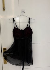 Sheer Black Babydoll Lingerie