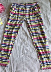 Colorful Striped Leggings