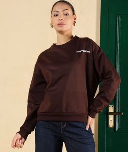 Brown SHEIN Missguided Sweatshirt
