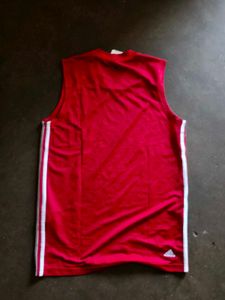 Adidas Red Sleeveless Athletic Shirt
