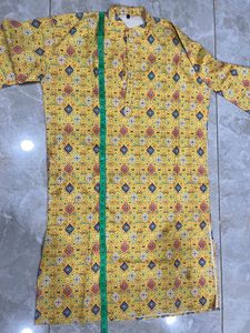 Men's Yellow kurta for dandiya night