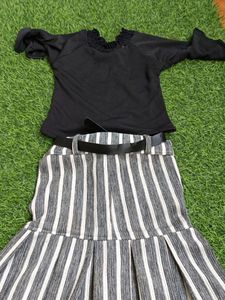 Awesome Quality Top Skirt Set For Kids 4 Years Old