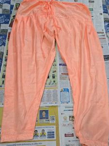 Peach Embroidered Kurta Set with Patiala Pants