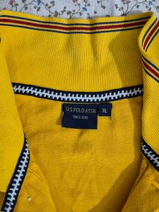 Original US Polo Assn Yellow T-Shirt 🔥