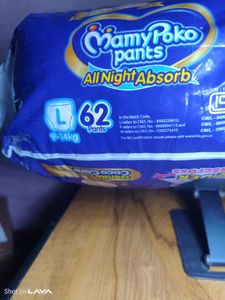 MamyPoko Pants Diapers - L(pack of 62)