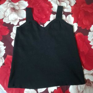 Black tank top