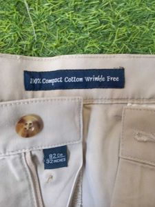 Men's Classic Beige Trousers