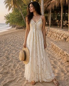 Boho Lace Maxi Dress