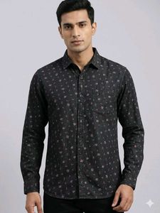 Men's Printed Long Sleeve Shirt