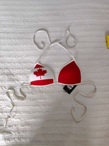 Canada Flag Bikini Top