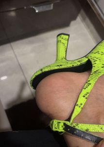 H&amp;M women snakeskin-patterned heels