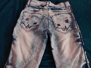 Boys Acid Wash Denim Jeans
