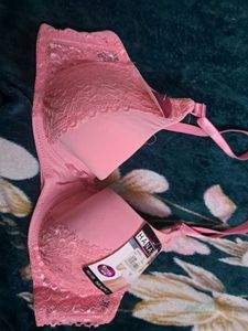 Pretty Pink Lace Bra
