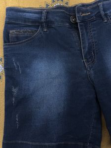 Blue Denim Shorts