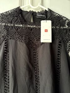Calvin Klein Lace Detail Sleeveless Top
