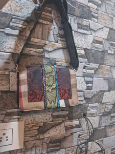 Patchwork Crossbody with gucci dust bag