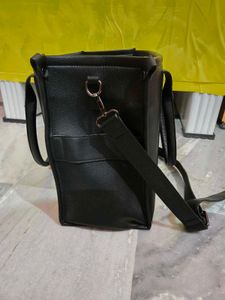 Like New Classic Black Tote Bag