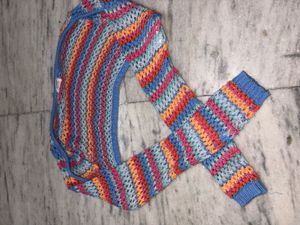 Boho Crochet Knit Shrug