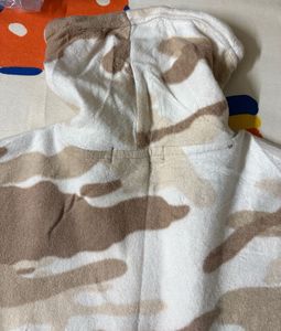 Camouflage Mock Neck Sweatshirt