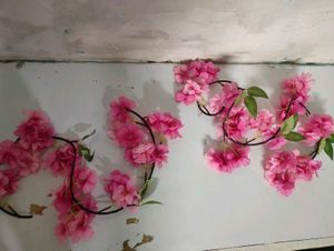 Beautiful Pink Flower Garland
