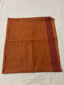 Brown Cotton Saree
