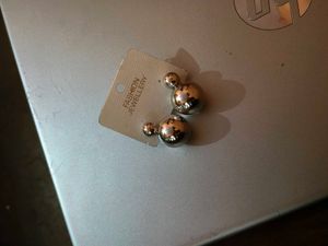 Cute Silver Ball Stud Earrings