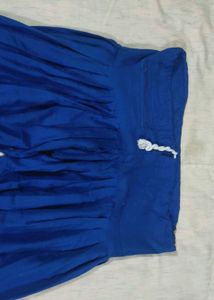 Blue Tie-Dye Kurti with salwar