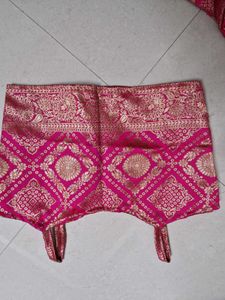 Stunning Pink Brocade Kurta Set
