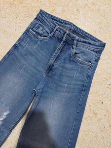 Wide Leg Denim Jeans