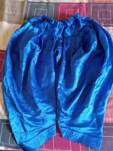 4-6 years kids Yellow Kurta with Blue patiya