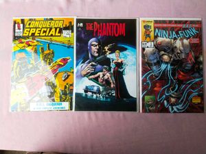 Comic Book Lot: Conqueror Special, Phantom, Ninja-