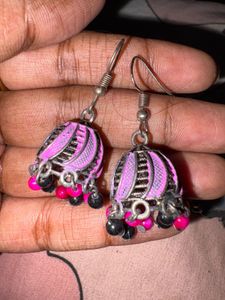 Peacock Design Jhumka Earrings