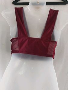 Stylish Maroon Bikini Top