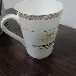 one big bone China cup.
