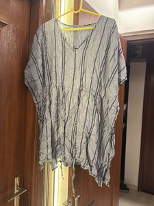 Striped Kaftan Tunic Top