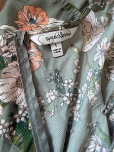 Floral Dress with Ruffles
