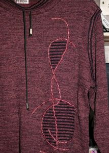 Maroon Long Sleeve Top