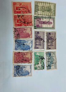 1947-1949 REPUBLIC INDIA STAMPS
