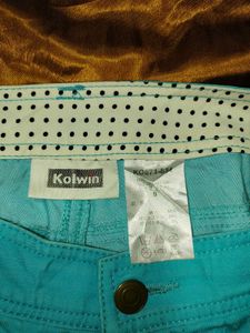 Teal Cargo Pants