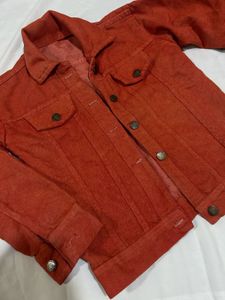Red Denim Jacket