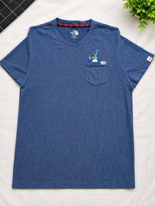 The North Face Blue Pocket Tee