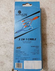 Kratos Unbreakable 1.2 Mtr Nylon Braided 3 in 1 Ch
