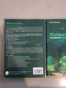 R.D. Sharma Mathematics for Class XII Vol 1 &amp; 2