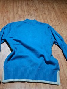 blue sweater korean inspired