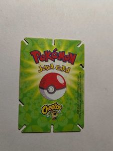 Cheetos Pokemon Jenga Card - Victory bell